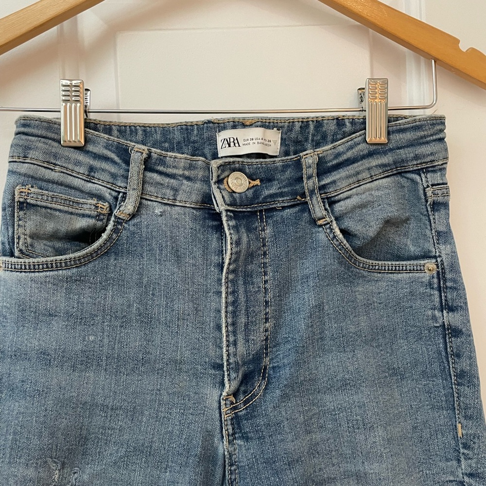 Zara Light Blue Denim Skinny Denim Jeans US 4